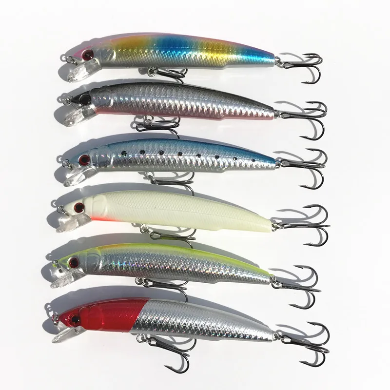 Minnow Seabass Catch señuelo duro para lubina 115mm láser brillante - imagen 2