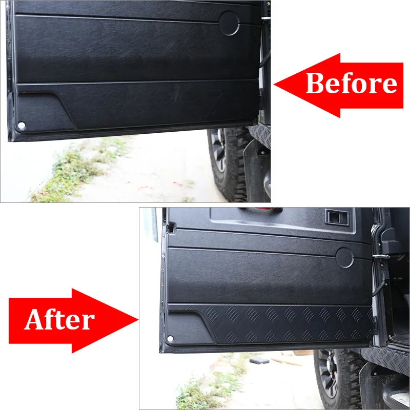 Interior For Land Rover Defender 110 2004-2018 Car Door Anti-Dirty Pad Anti-Kick Pad Door Protection Cover Panel Accessories