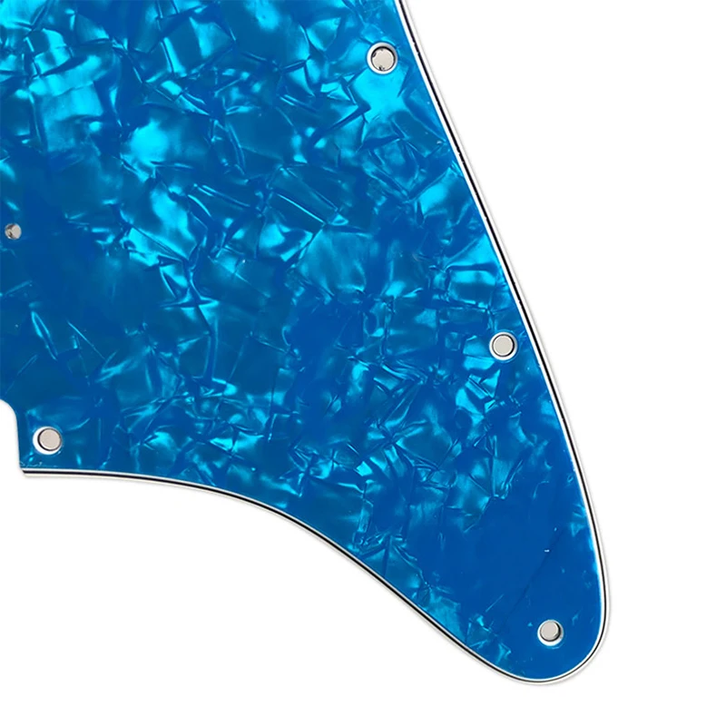 Guitar Pickguards No Control Hole With 11 Screws For Fender ST HH Strat Guitar With PAF Humbucker Multi Color No Switch Hole