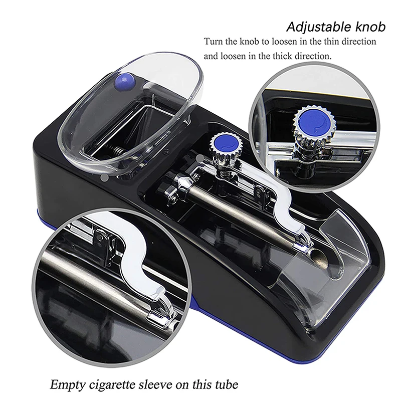 Electric Easy Automatic Tobacco Cigarette Rolling Machine Tobacco Injector Cigarette Maker Roller Smoke Accesoires