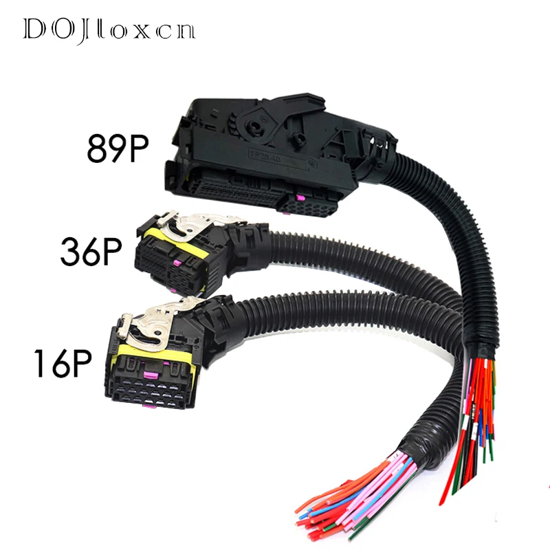 1 Set 16/36/89 Pin 1928404195 EDC7 Common Rail Connector PC Board ECU Socket Automotive Injector Module Plug For Boschs