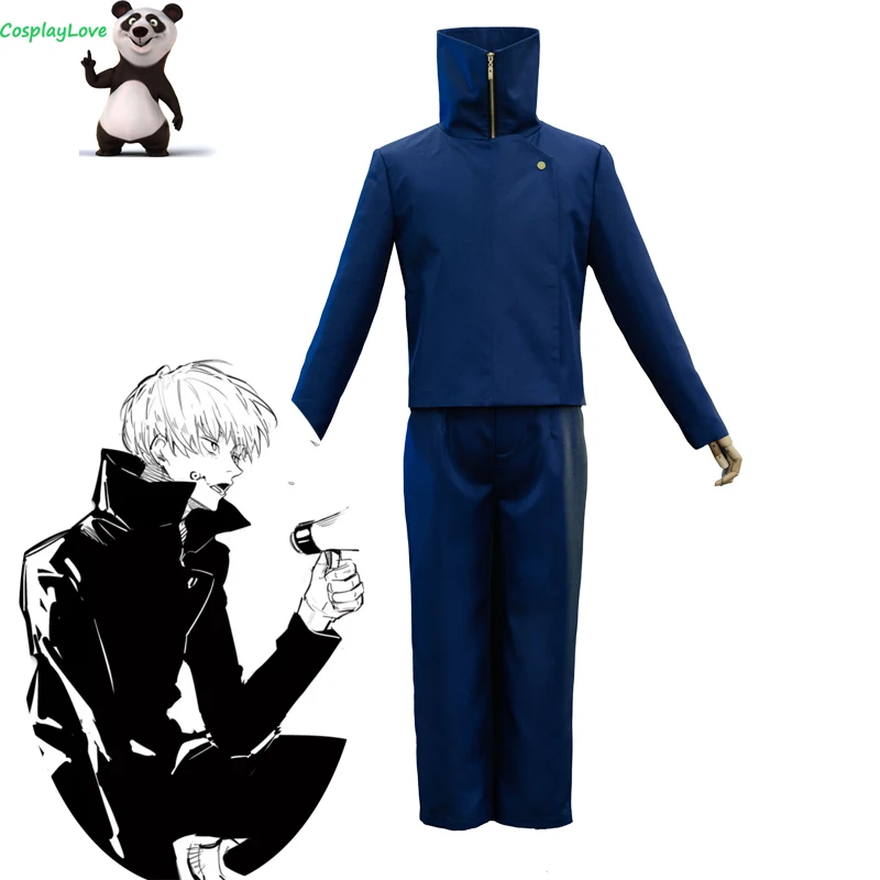 CosplayLove Anime Jujutsu Kaisen Sorcery Fight Toge Inumaki Ver. Cosplay Costume Purple For Male Boy Christmas Halloween