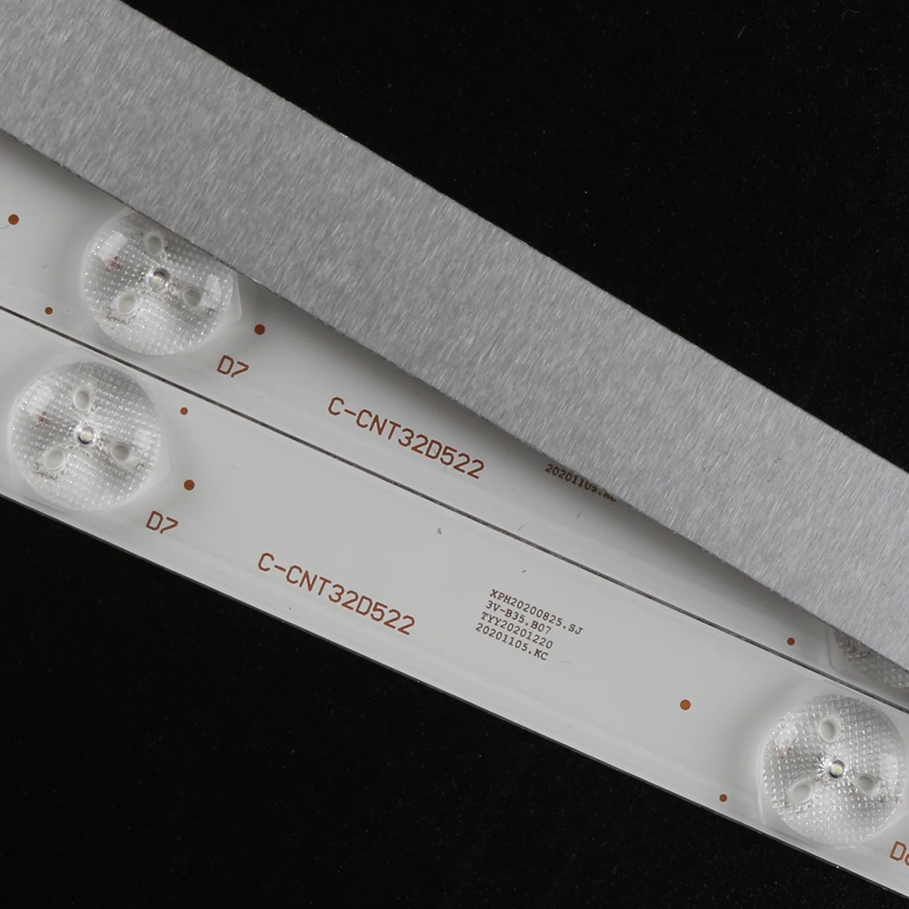 3/12pcs LED Backlight strip For 32"TV C-CNT32D522 BBK 32LEM-1009  8 lamp image 2