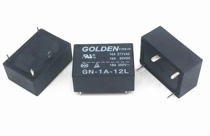 GN 1A 12L GN 1A 24L 7520 1A 12V/24V 16A Relais 4 Pins 1St GN 1A 12L GN 1A 24L 7520 1A 12V/24V 16A Relais 4 Pins 1St