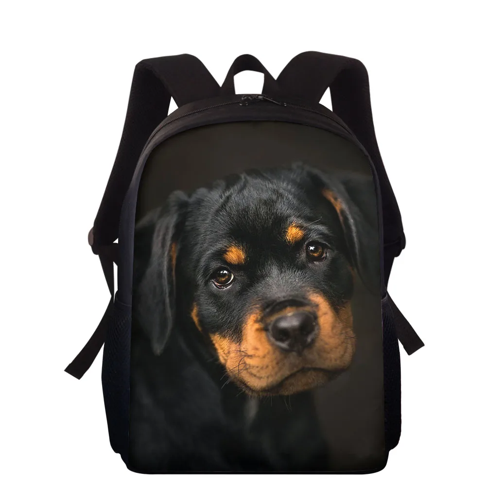 Cartable imprimé chien Rottweiler 3D pour adolescents, sac d'école pour enfants, sacs à dos pour enfants, sacs de livre pour étudiants, filles et garçons, 2025