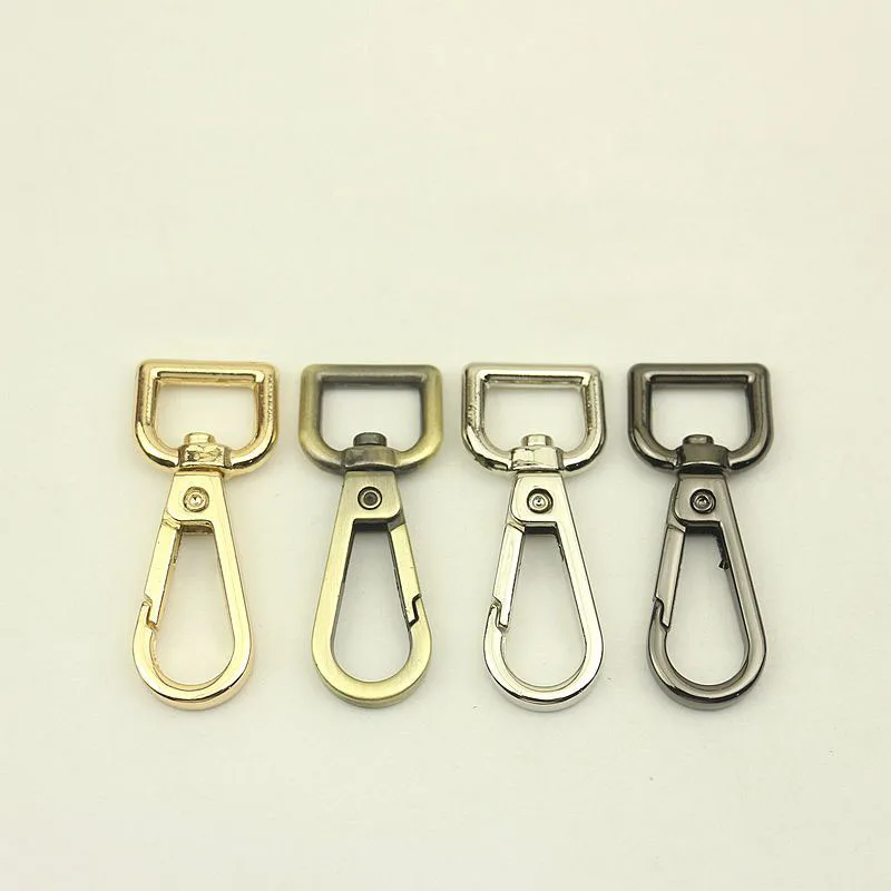 5Pcs 13mm Handbag Straps Hanger Metal Buckles Collar Lobster Clasp Swivel Trigger Clips Snap Hook DIY Leather Craft Accessory