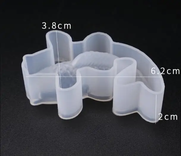 Lucky Carp fish tail Silicone Mold for jewelry making Resin jewelry tool UV epoxy resin molds decorative crafts