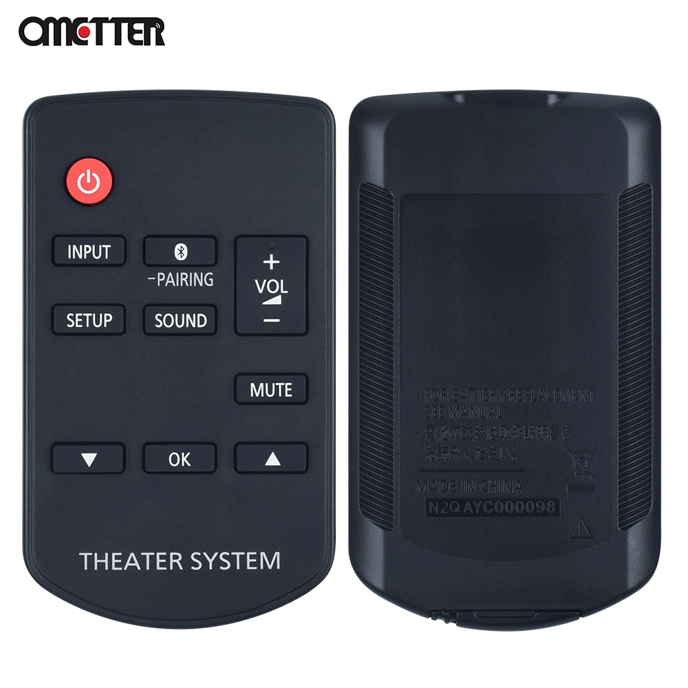 N2qayc000098パナソニックホームシアターサウンドシステムプレーヤーコントローラーSC-HTB580 SC-HTB690に適したリモコン