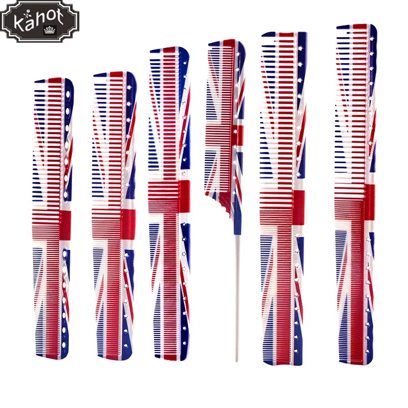 

Salon Professional Graffiti Hair Combs Barber Hairdressing Hair Cutting Brush Anti-static Tangle Pro Hair Care Styling Tool