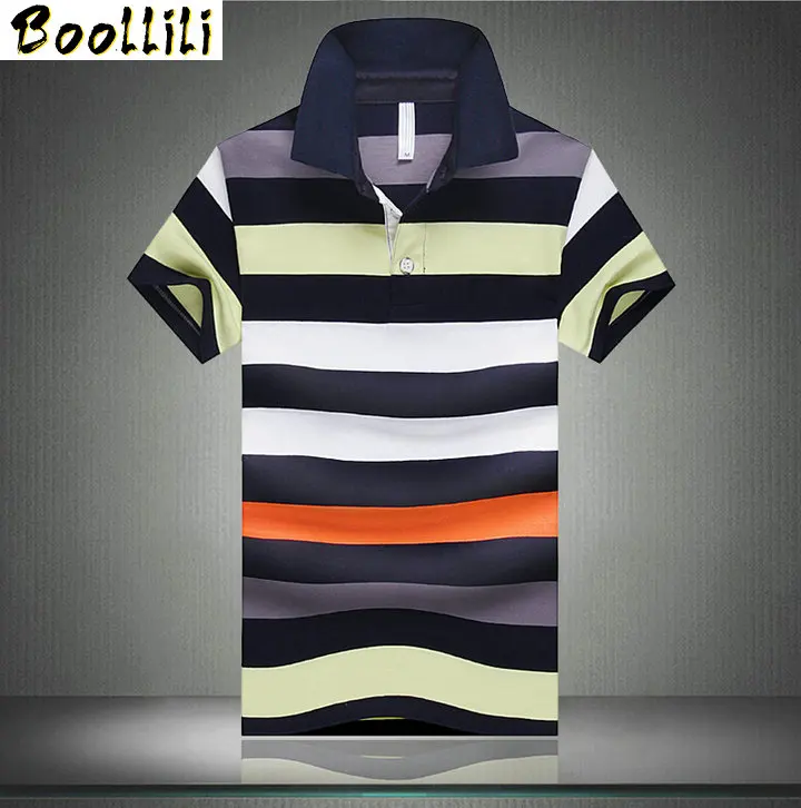 

Quality Men Hight Classic Striped Polo Shirt Cotton Short Sleeve NEW Arrived 2023 summer Plus size M-XXXXL