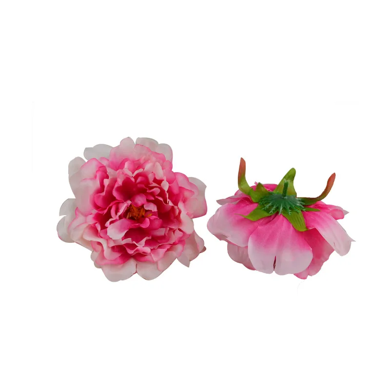 2PCS 12COLORS Artificial Silk Peony Flower Heads For DIY Wedding Wall Arch Background Party Decoration Supplies Home Decorations