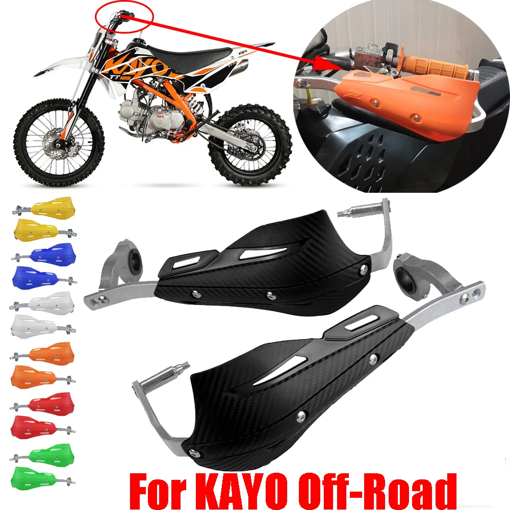 For KAYO T2 T4 T6 230 KT 250 50 K6 TT110 TT140 TT 110 125 140 250T Dirt Bike Acccessoreis Handguard Hand Shield Guard Protector