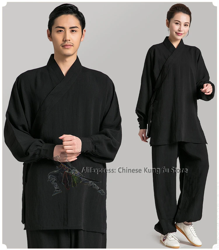 25 Colors Wudang Taoist Robe Kung fu Suit Shaolin Tai Chi Uniform Custom Tailor Need Your Measurements