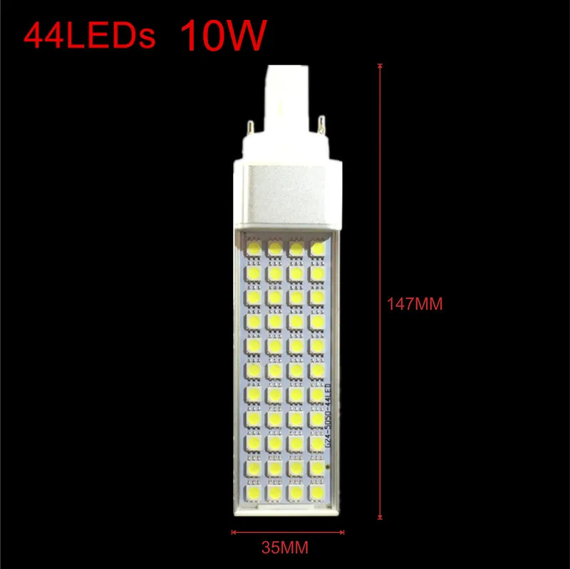 G24 led lampe 6W 8W 10W 12W 14W 5050 Licht warm weiß/Kühlen weiß Scheinwerfer 180 Grad Horizontale Stecker Licht