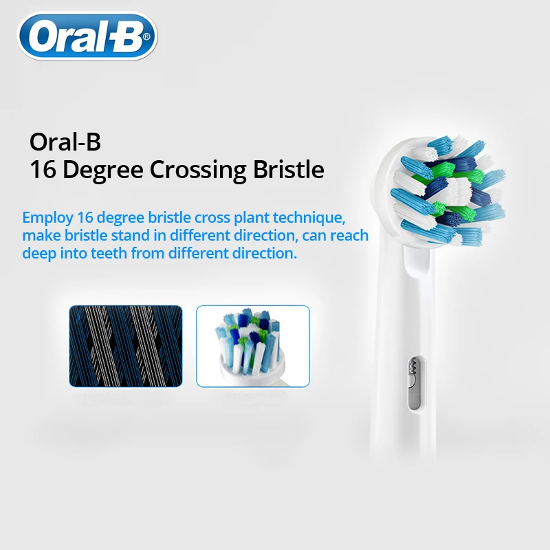 Têtes de brosse à dents électrique Oral B EB50, tête de brosse de remplacement à Action croisée, importé d\'allemagne, originales