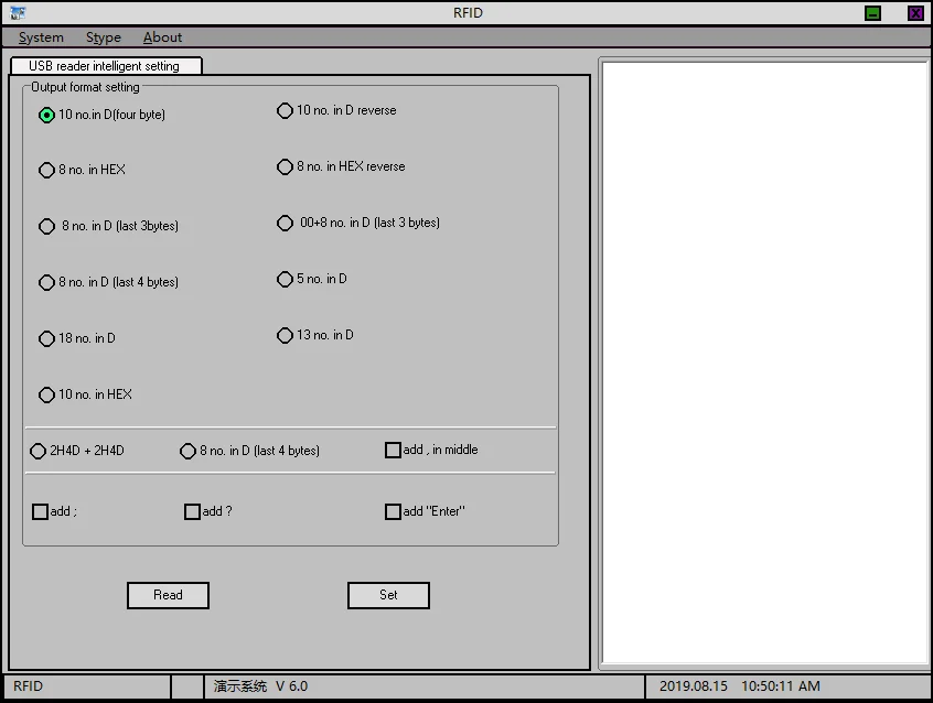 125KHz RFID USB2.0 Card Reader,Contactless Proximity Sensor for EM4100 TK4100 with Setting Tool for Access Control