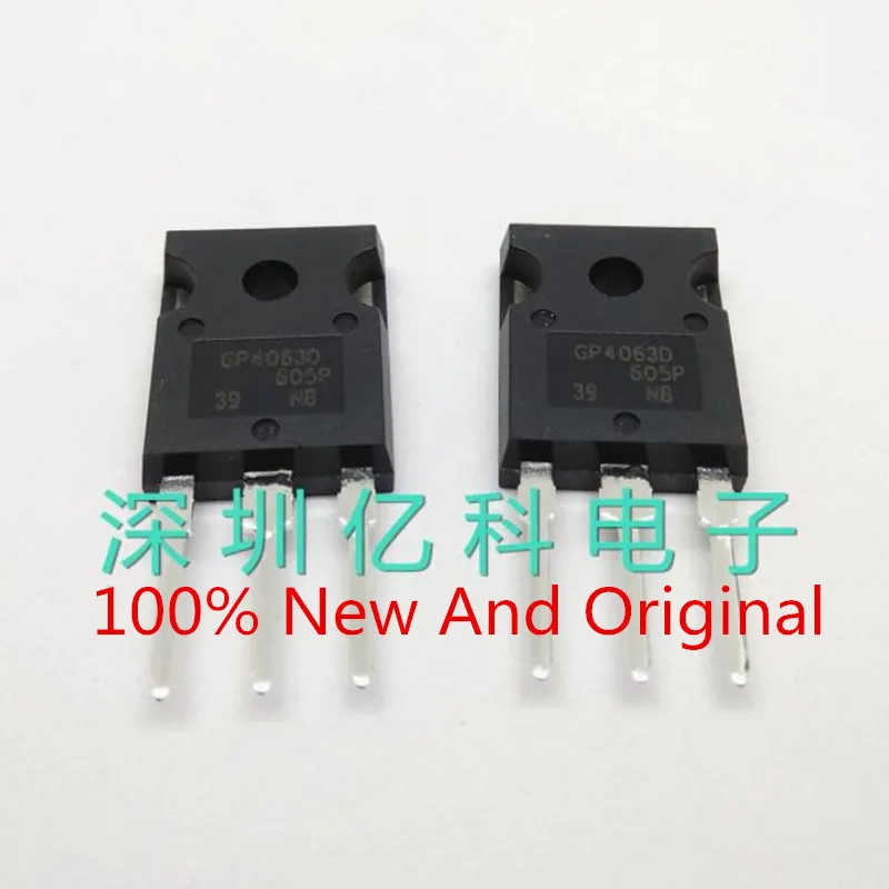 

10 шт./лот GP4063D IRGP4063D IRGP4063DPBF TO-247AC Trench 600 V 96 A 330 W сквозное отверстие 100% новое и оригинальное лучшее качество
