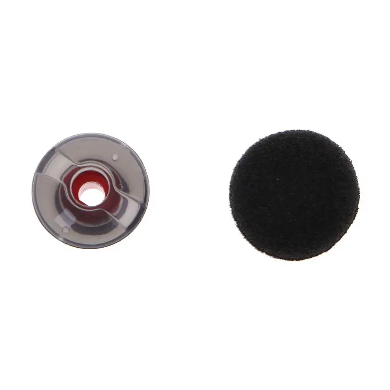 ปลั๊กอุดหูหูฟังเคล็ดลับซิลิโคนหูแผ่นหูฟัง Eargels โฟมสีดำสำหรับ Plantronics Voyager 5200