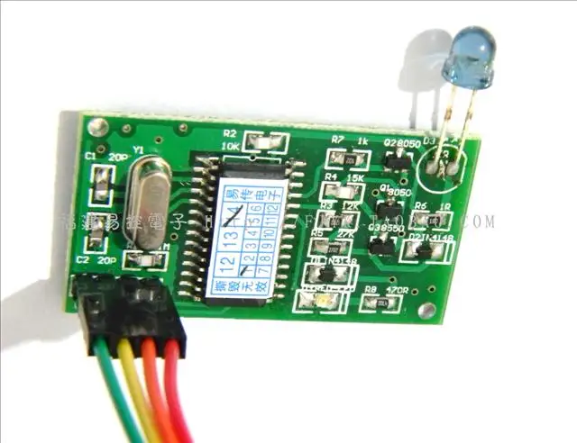 Infrared remote control module of air conditioning TV set top box universal remote control module learning belt code base