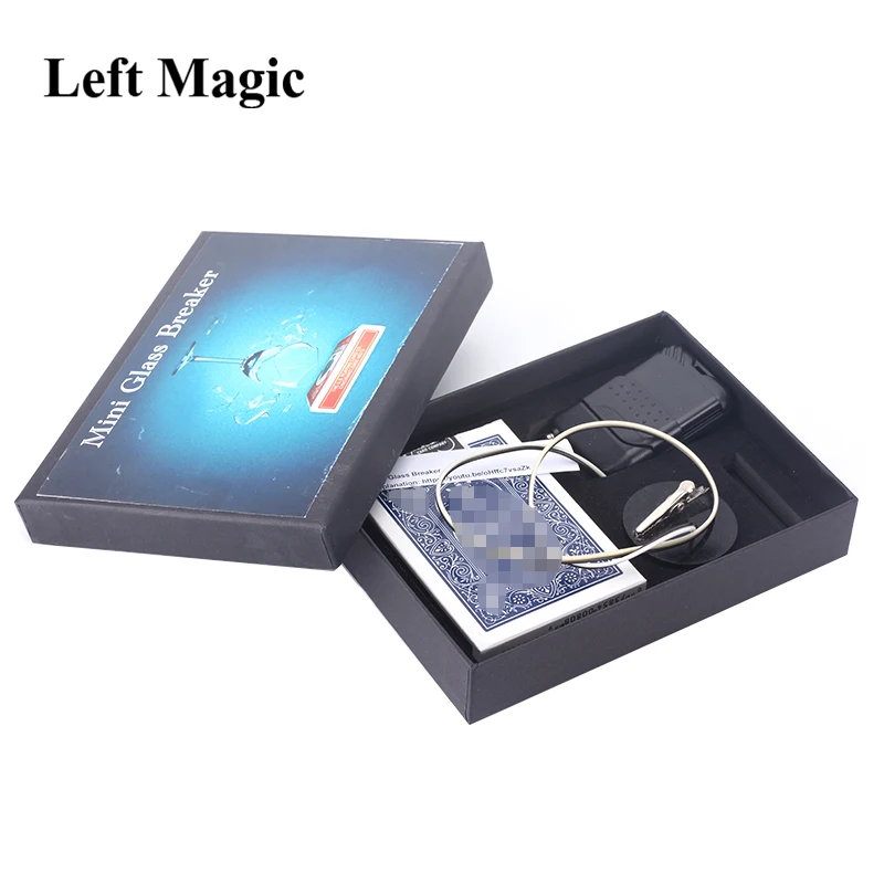 Mini Glass Breaker Magic Tricks Comedy Stage Magia Illusions Gimmick Magia Device Props Accessories Glass Breaking Magicians