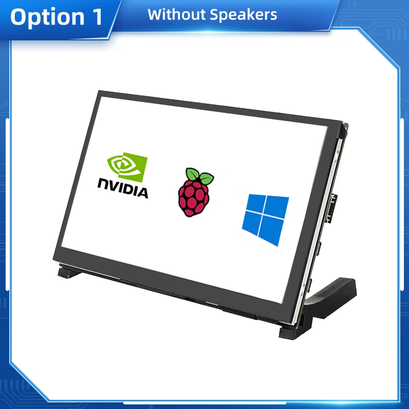 Raspberry Pi 5 7 Zoll Touchscreen IPS 1024x600 HD LCD HDMI-kompatibles Display für RPI 4B 3B+ OPI 5 AIDA64 PC Sekundärbildschirm