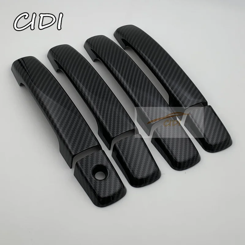 For Nissan Altima 2007 - 2012 L32A Carbon Fiber Black Handle Cover Trim Set Sedan Coupe 2008 2009 2010 2011 Car Accessories