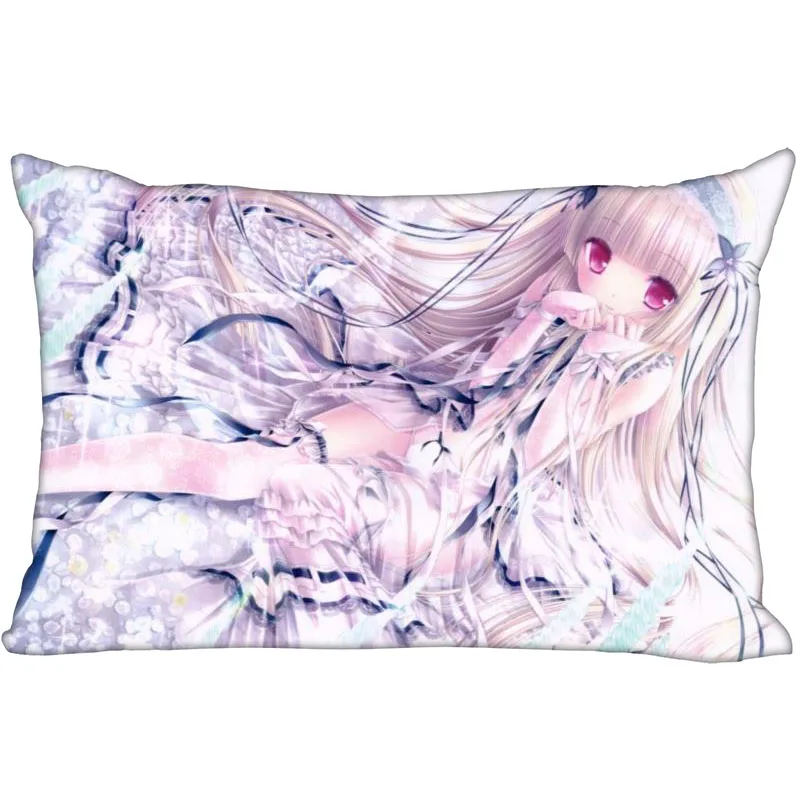 Byakuya Chakai Anime Pillow Cover Bedroom Home Office Decorative Pillowcase Rectangle Zipper Pillow cases Satin Soft No Fade