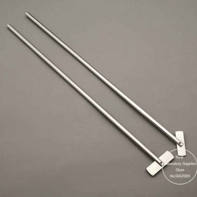 1pcs Lab Stainless Steel  Stirring Paddle with Straight Movable Blade for Stirrer Mixer Blender Laboratory Equipment