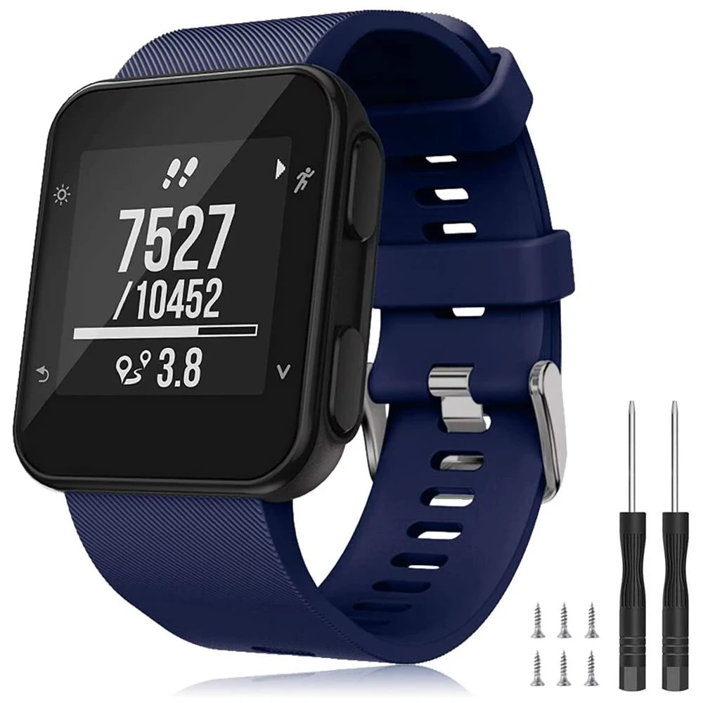 Colorful Silicone Strap For Garmin Forerunner 35 Replacement Watch band Wrist strap for Garmin Forerunner 30 wristband bracelet