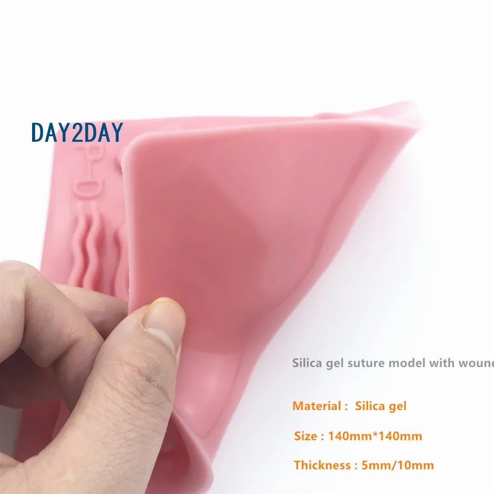 Skin Suture Training model 3D Silicone Laparoscopic Simulation Stitching Module reusable For Teaching Demonstrations 1pcs