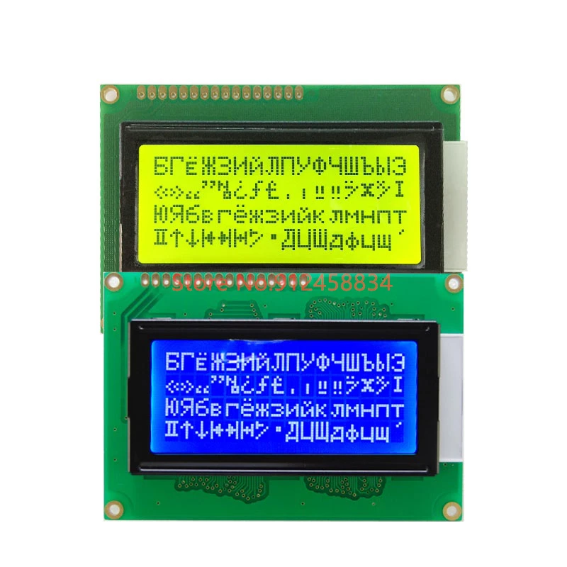 Russo cyrillic fonte 1604 16x4 display lcd módulo de fábrica