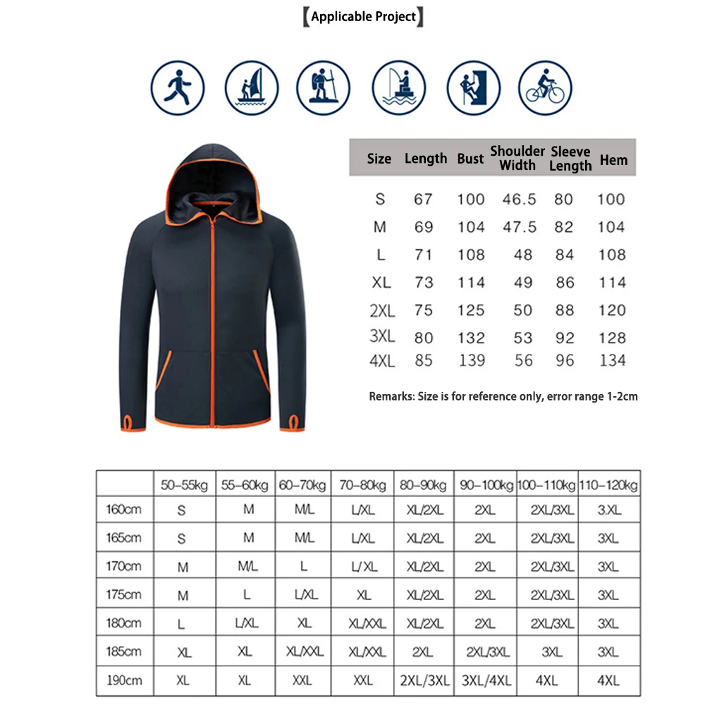 Fishing Men Clothes Tech Hydrophobic Clothing Listing Casual  Ice silk Waterproof Casual kleding Outdoor Camping Hooded Jackets