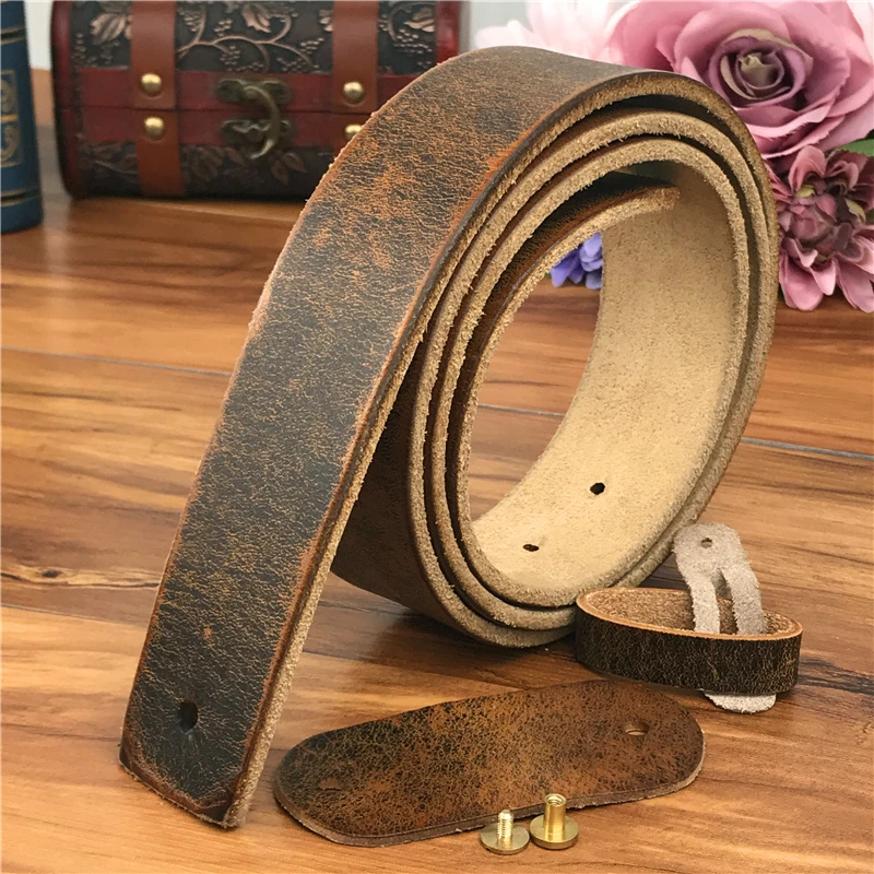 3,8 cm Top Geauine Ledergürtel ohne Schnalle Mann Gürtel Ceinture Homme Herren Ledergürtel ohne Schnallen für Männer 105-125cm sp05 – Detail 20