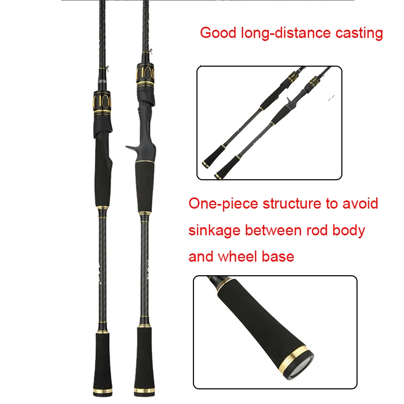 Ultra-Light Fishing Rod Far Casting/Spinng EVA Handle Fishing Rod M/MH Tuning A Rod To With Double Rod Tip Fishing Accessories