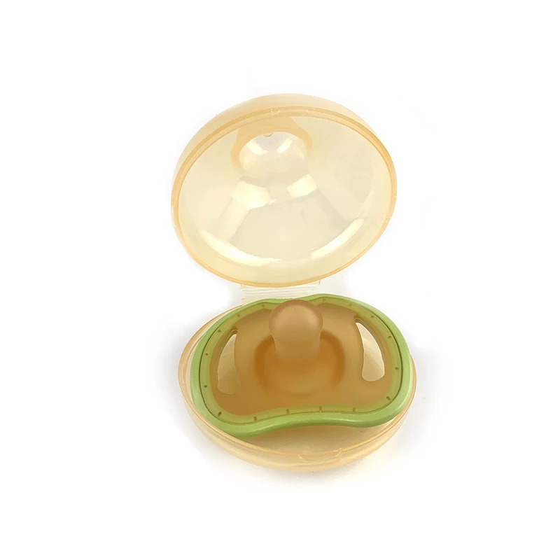 BPA free PPSU two-color integrated silicone pacifier sleeping soft imitation breast milk  comfort baby Teether