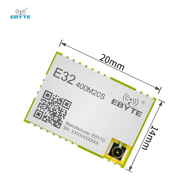 SX1278 LoRa Wireless Module E32-400M20S 433/470MHZ 5KM IPEX/Stamp Hole Antenna SPI Interface SMD LoRa Spread Spectrum Module