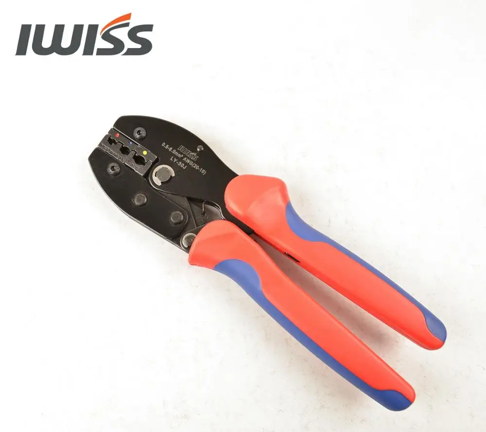 rachet crimping tool LY-30J effective crimp insulated terminal 0.5-6mm2 ,mini crimper HS-40J