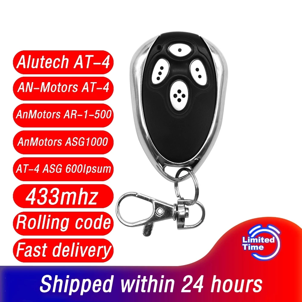 2022 Alutech AT-4 AN-Motors AT-4 Gate Control 433.92MHz Rolling Code Garage Door Remote Control