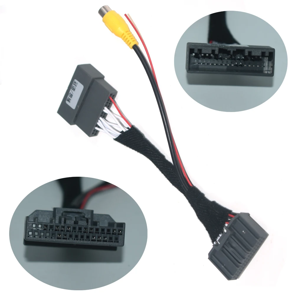 Car Rear View Backup Reverse Camera Adapter RCA Cable for Honda CIVIC FC FK 2015~2020 Original Factory Screen Video Input - Image 2