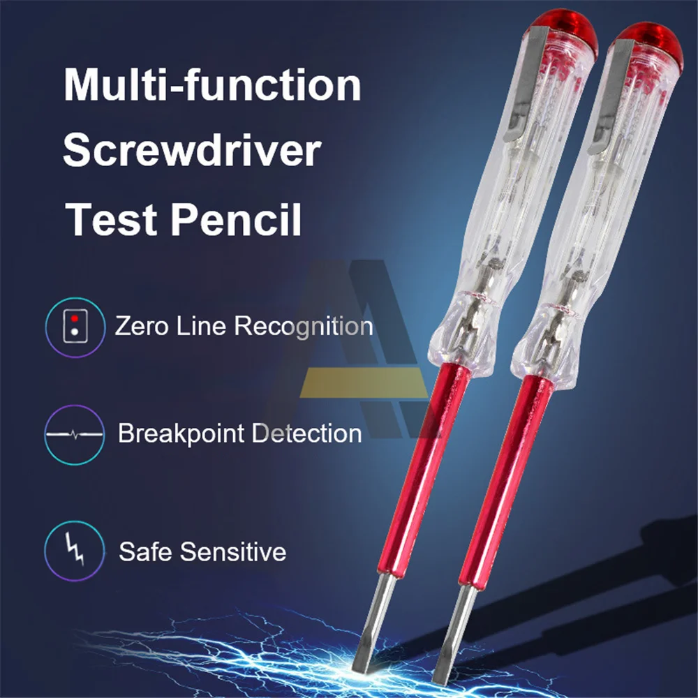 3Pcs/Lot Multifunctional 100-500V Electric Tester Screwdriver Electric Pencil Circuit Detection Zero Live Wire Induction Pen