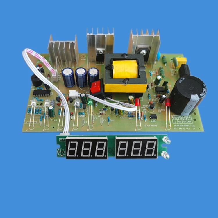 Full Intelligent DIY Circuit Board with Voltage and Current Display Car Battery Charger 12V24V Battery