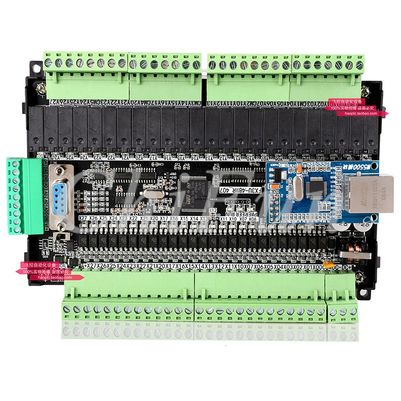 Customized version NTC10K/50K with Ethernet prot FX2N FX3U-48MR-4AD 2DA RTC RS485