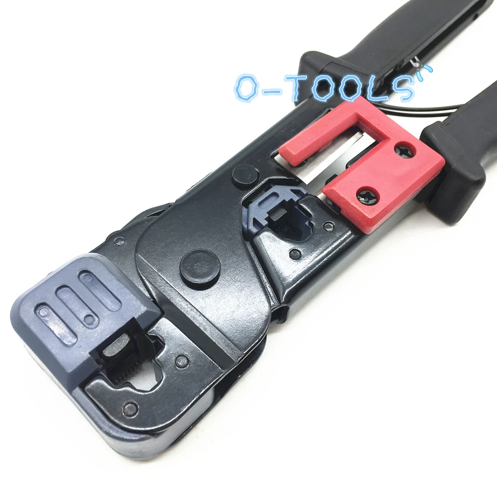 أداة أجهزة الشبكة RJ11/12 RJ45 6P/8P أدوات العقص ، كابلات الهاتف المكشكش/القاطع/المتجرد كماشة يدوية متعددة LS-86