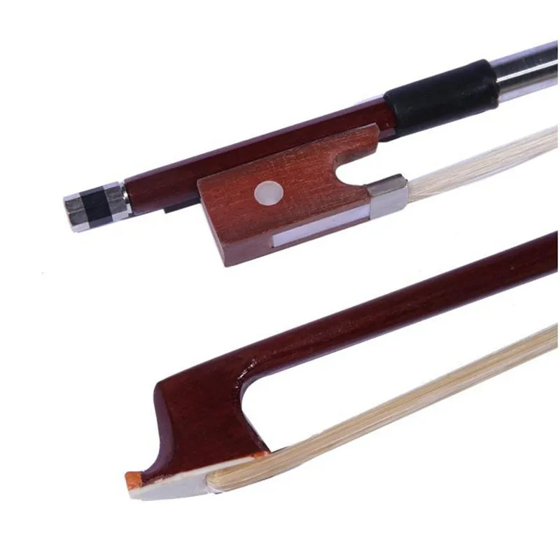1 Stück Violinbogen Größe 1/2 1/4 1/8 3/4 4/4 Violinbogen Pferdehaar Zubehör für Brasilianisches Rotes Sandelholz – Detail 4