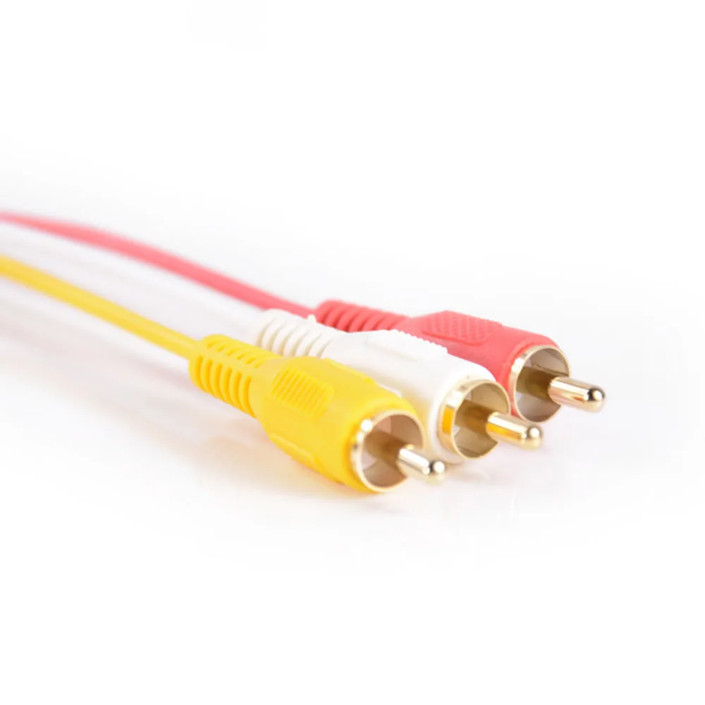 1.5 متر تحويل محول HDMI-متوافق مع كابل RCA ذكر إلى 3 RCA AV ذكر AV مركب ذكر M/M موصل كابل محول الحبل