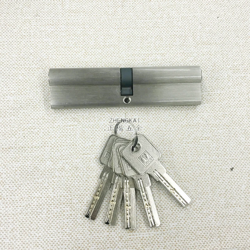 120mm Brass Open Lock with Cylinder Security Lock Handle for Door Or Window Customized Brass Key Included for Living Room