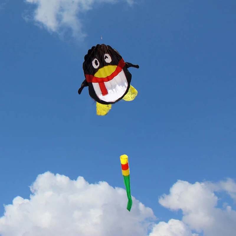 free shipping penguin kite flying inflatable kite cometas de viento gigante latawiec profesjonalny carrete cometa toy sports fun