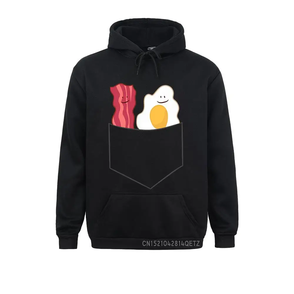 Egg And Bacon Breakfast Bacon And Eggs Chic Sweatshirts For Students Long Sleeve Hoodies Hot Sale Cozy Hoods Normal