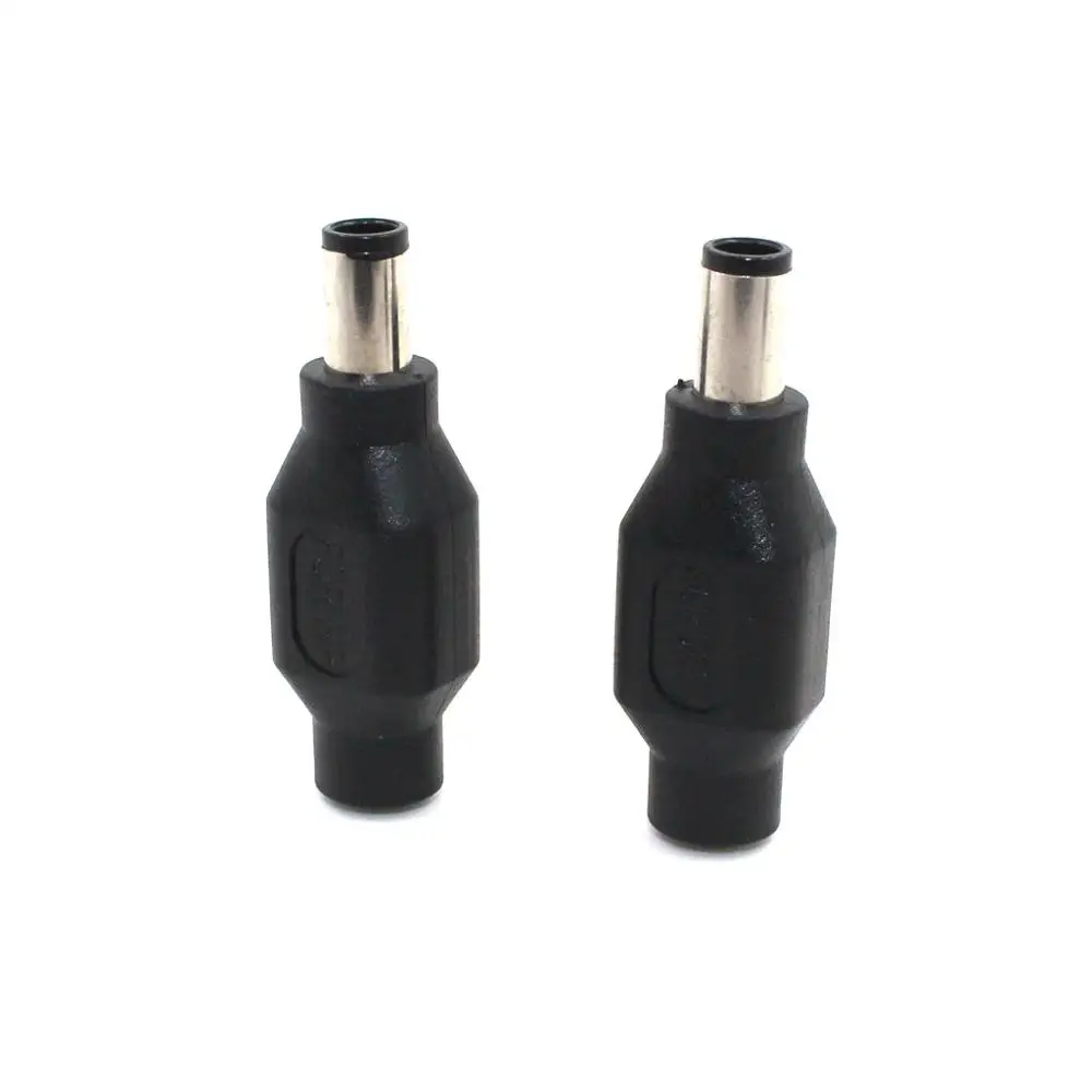 1Pair 7.4 x 5.0 mm DC Male to 5.5 x 2.1mm DC Female Power Plug Adapter Connector with chip for DELL for HP