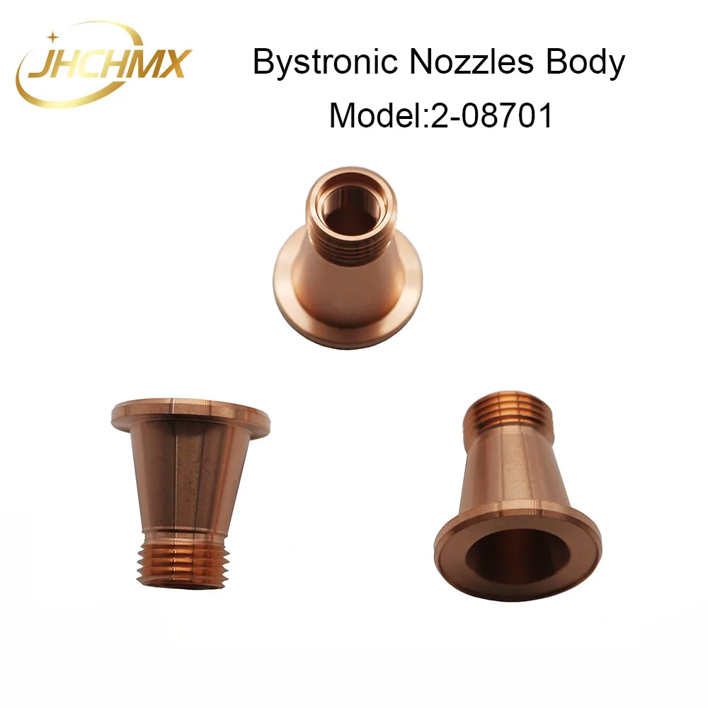 Jhchmx Nozzles Body 2-08701 (Buitendraad) 10 Stks/partij Hoge Kwaliteit Voor Bystronische Lasersnijmachine-Onderdelen